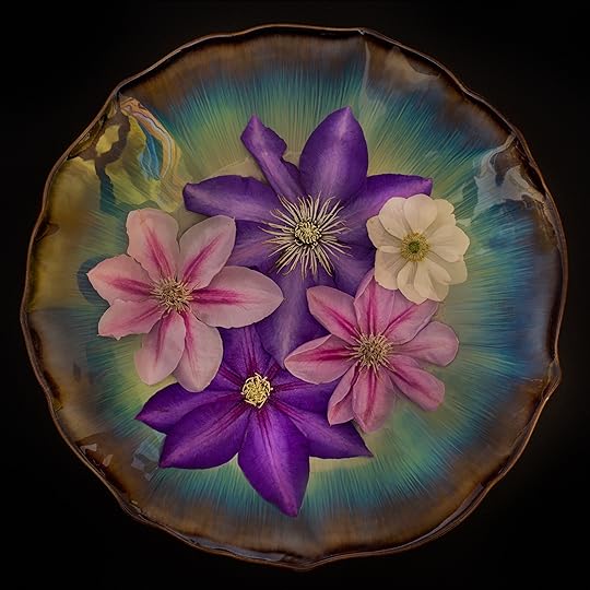 Clematis in a Blue Bowl © Harold Davis
