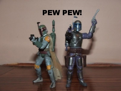 I feel silly Dad - Shut it! We're cool! Pew pew!!