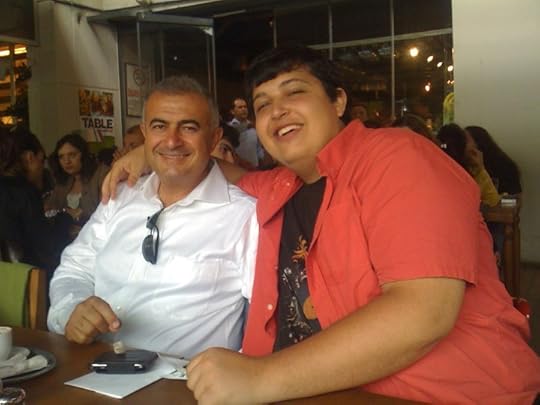Me & My dad at dinner after graduation ceremony June 2011