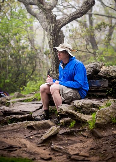 First Journal Entry at Springer Mountain - Photo by Mark Calcagni