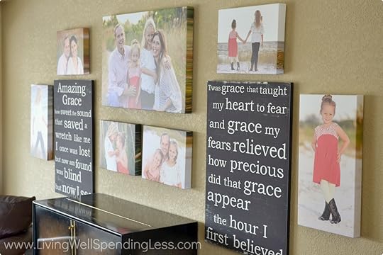 Red Letter Words Gallery Wall