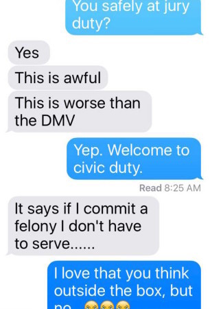 Texts from college kids