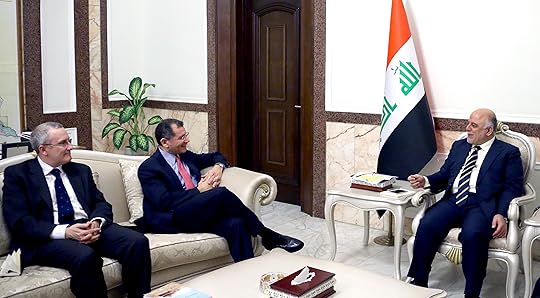 Michael Knights, Kenneth Pollack, and Prime Minister Haider al-Abadi