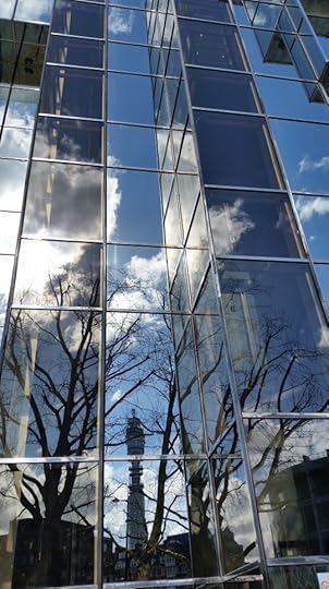 Light or reflective glass building at 250 Euston Road, London