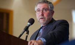 Paul Krugman speaks to The Commonwealth Club of California, in San Francisco. May 22, 2012. (Ed Ritger/Commonwealth Club)