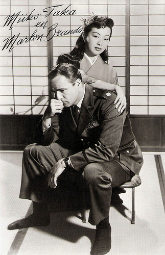 Marlon Brando and Miiko Taka in Sayonara (1957)