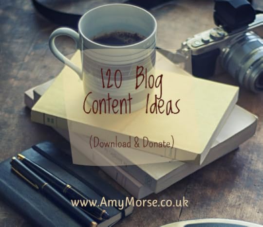 120 Blog Content Ideas by Amy Morse Authorpreneur