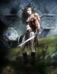 Boudica, Warrior Queen of ancient Britannia.