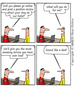 Bribe Me With Customer Serivce