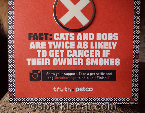 PetCo anti-smoking card