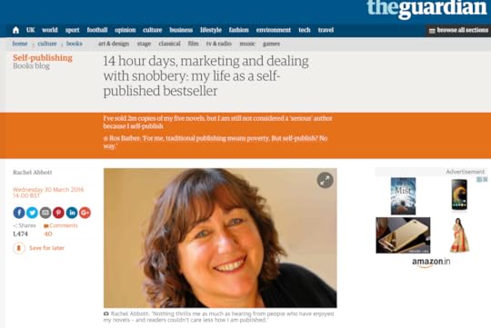 Amazon Advert for my book