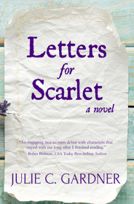 Letters for Scarlet cover