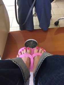 Dueling pedicures