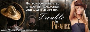 Trouble in Paradise banner