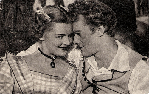 Marianne Krencsey and Iván Darvas in Liliomfi (1954)