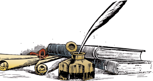 writing illustration