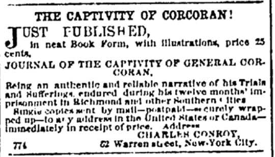 18 July 1863 Corcoran Publication