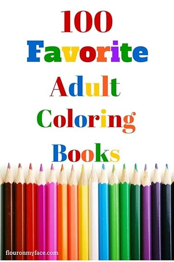 Favorite 100 Adult Coloring Books for stress relieving coloring for grown ups via flouronmyface