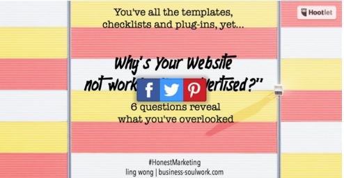 Example of the SumoMe Image Share function. The share buttons appears over an image as visitor hovers over the photo.