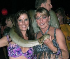 Kelly and Kat performing at Mingo Point