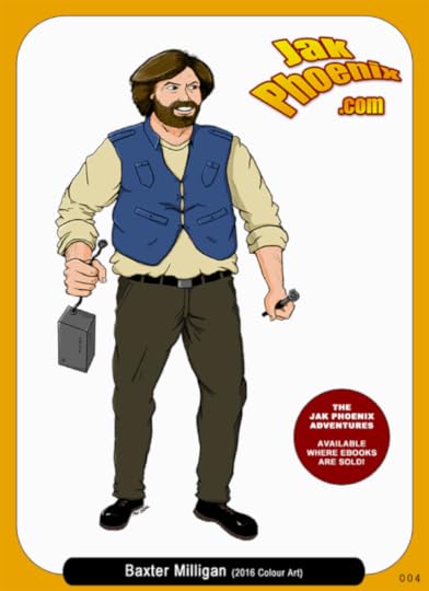 Baxter Character Art from the Jak Phoenix Space Adventure Series