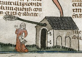 the alewife in front of her alehouse