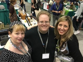 Blogger friends! Collin Kelley and Kelli Russell Agodon