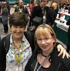 Lesley Wheeler (who is killer smart, by the way) and me