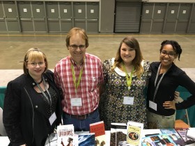 Steel Toe Books table