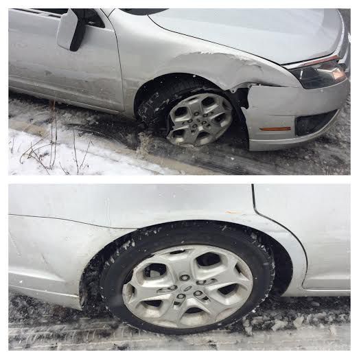 Crashed Car
