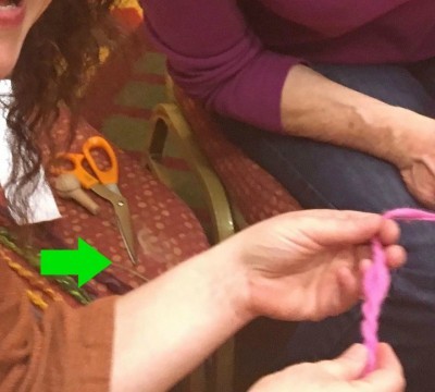 Before and after yarn