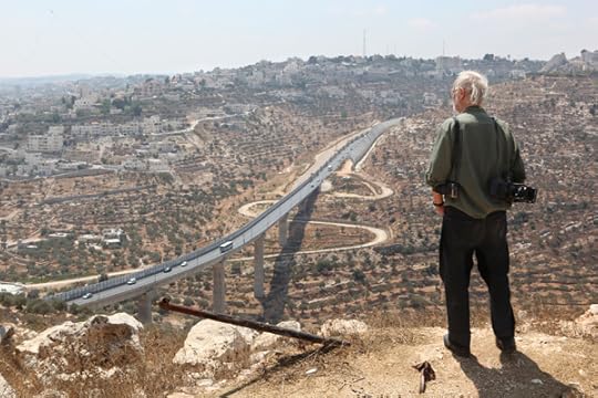 Josef Koudelka in Israel/Palestine. Still from Koudelka: Shooting Holy Land, 2015 © Gilad Baram
