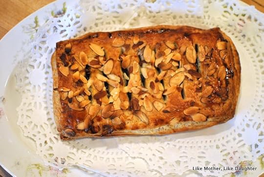 puff pastry with chocolate and almond ~ the method from Like Mother, Like Daughter