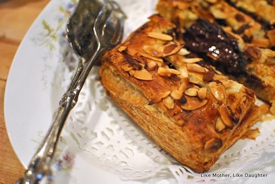 puff pastry with chocolate and almond ~ the method from Like Mother, Like Daughter