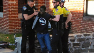 Arrest of Freddie Gray captured on cell phone video and shared by Baltimore Sun