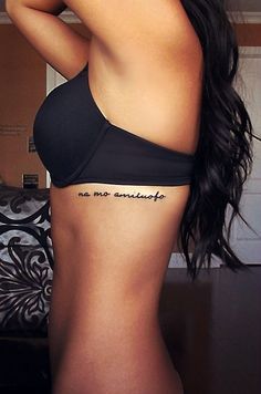 Girls Rib Tattoos