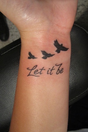 Girls Tattoo On Wrist