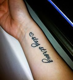 Girls Tattoo On Wrist