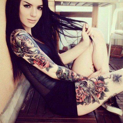Girls Tattoo Sleeve Ideas