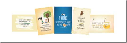 postcards with watermark