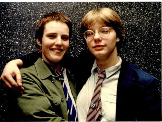 Carol and Nicola at the Tabernacle, London, 1981