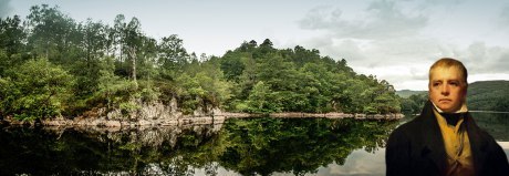 Trossachs. Sir Walter Scott based his 'the Lady of the Lake' on this area.