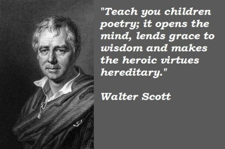 Sir Walter Scott on poetry