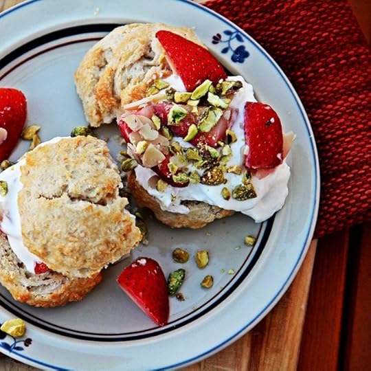 Strawberry Shrikhand Shortcake