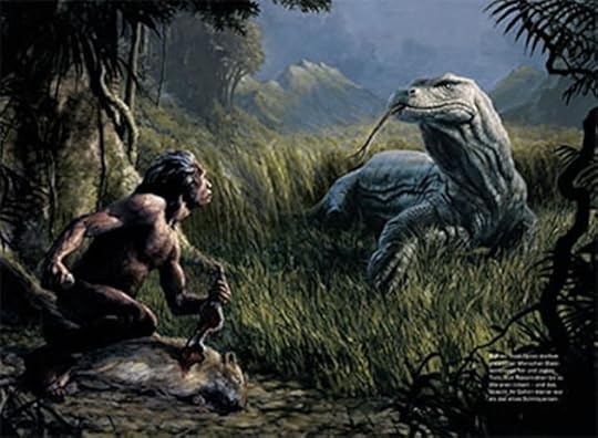 giant lizard, dino, dinosaur, ripper lizard, lizard, prehistoric,