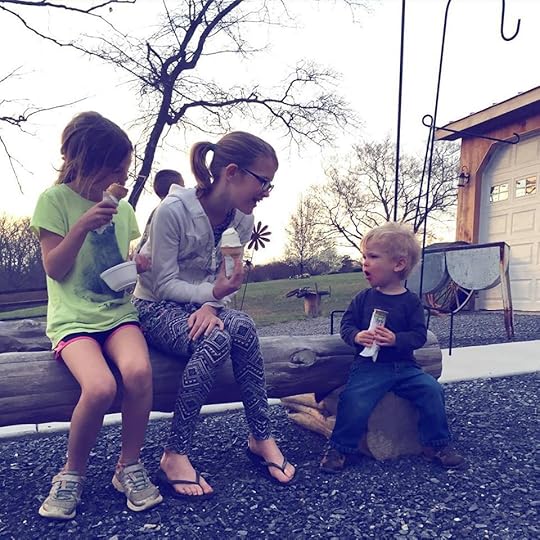  First family ice cream date of 2016. 