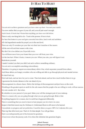 It Has To Hurt Red Border