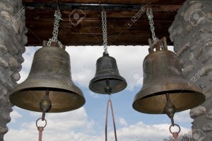 13015008-Group-of-iron-bells-inside-a-Romanian-orthodox-monastery-Stock-Photo