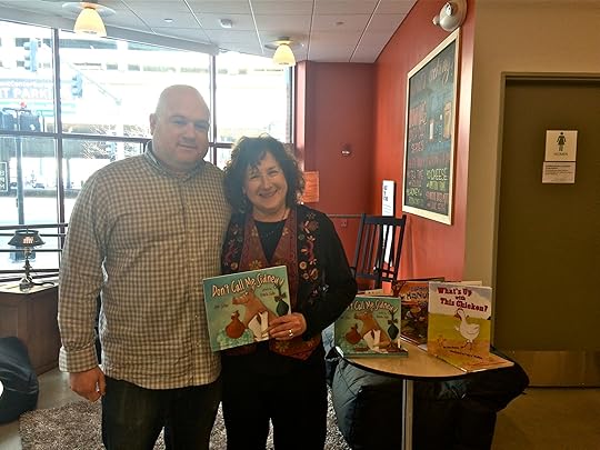 My son Charlie and me (the book is dedicated to him!)