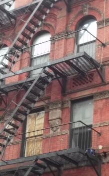 New York tenement neighborhood